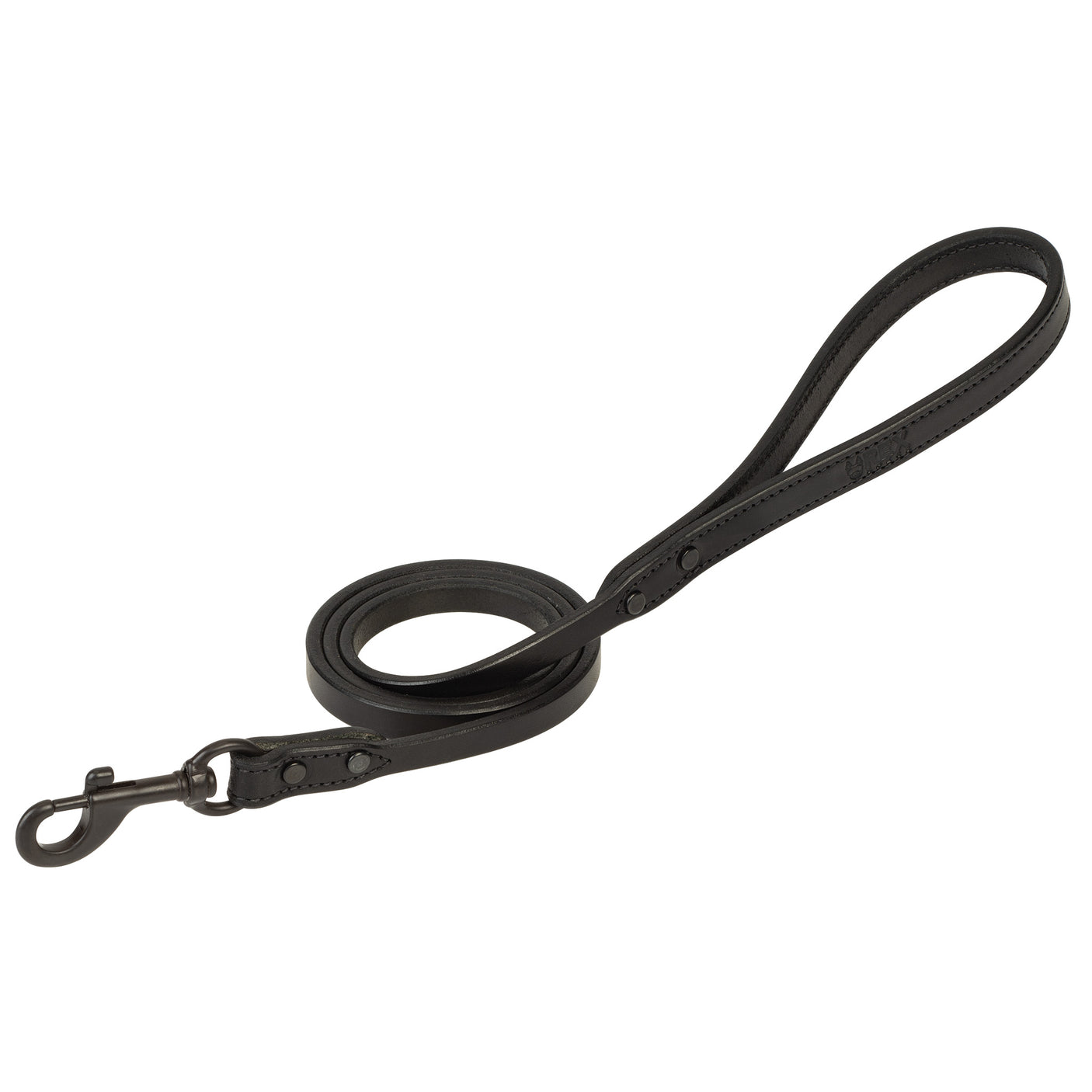 Hybrid Leather Leash, Black