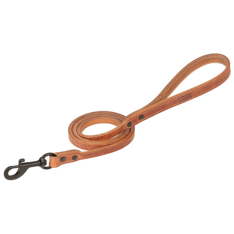 Hybrid Leather Leash, Russet