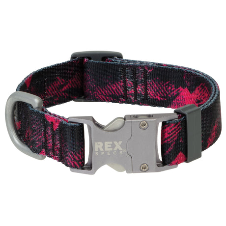 Pink Abstract Mountain Trails End Collar